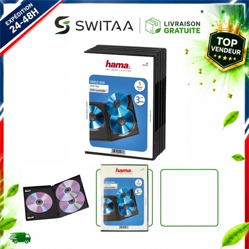 Hama boîtier pour - 3, dvd