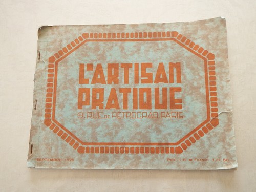 Ancien catalogue artisan - catalogue, l'artisan