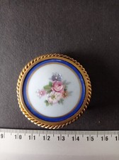 ANCIENNE BROCHE PORCELAINE