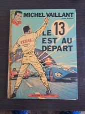 Michel Vaillant - Le 13 est au Départ 1963 Belgium Rare BD Book 1st Edit Graton