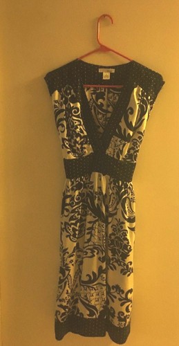Black white print - black, &