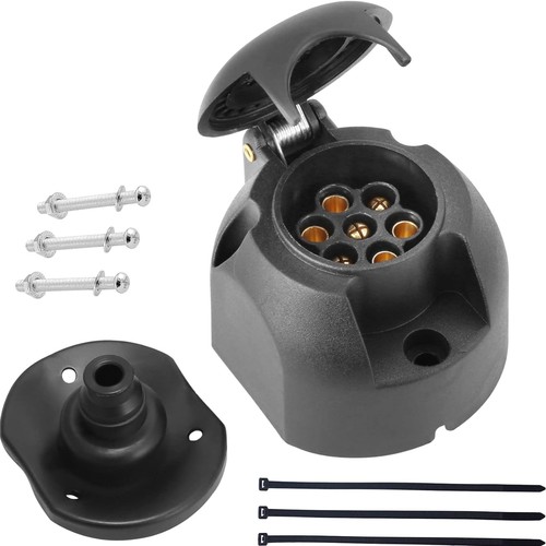 Prise broches remorque 12v - prise,