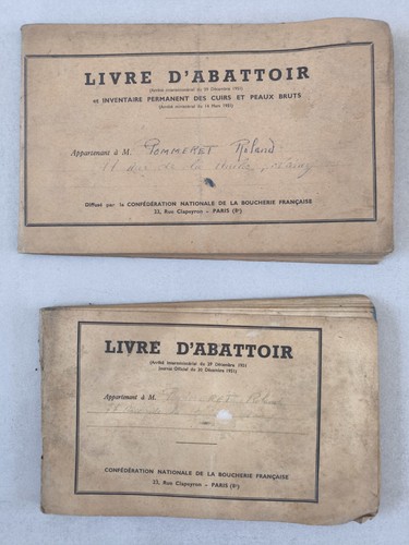 Ancien lot livres abattoir - ancien,