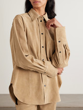 Veste chemise en daim de