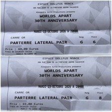 2 Billets carré or concert