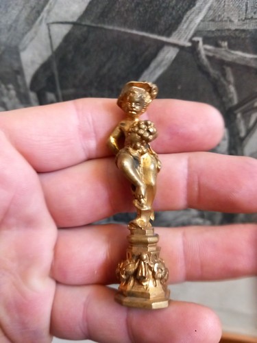 Sceau bronze doré jeune - sceau,