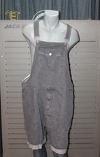 Salopette Court Shorts Neuf Délavé Gris