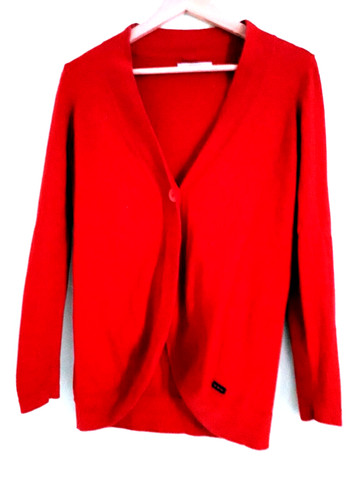 Gilet cardigan rouge - , 1