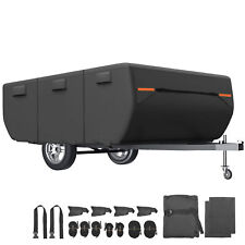 Waterproof cover for folding caravan 10'-12' - black color