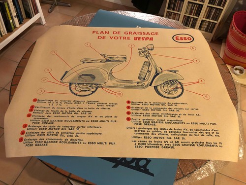 Affiche vespa acma - affiche,