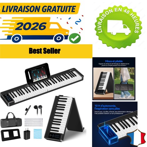 Rhymo piano numérique pliable - numérique,