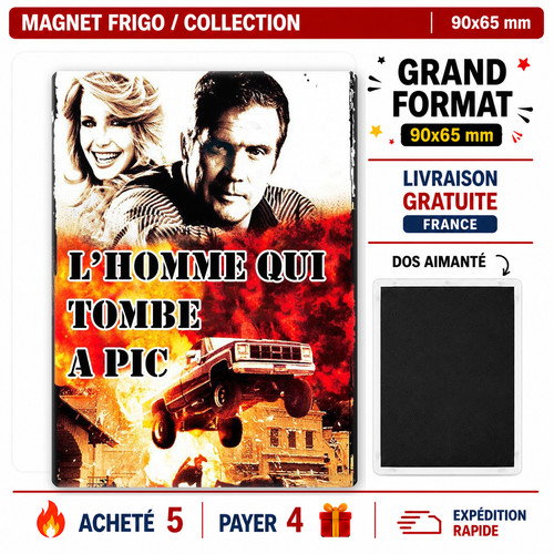 Magnet homme qui tombe a - tombe,