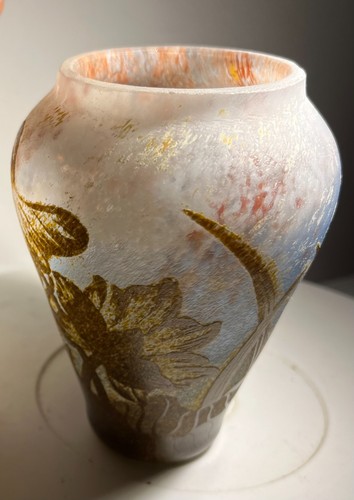 Vase art nouveau verre - nouveau,