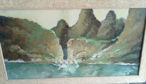 Tableau peinture huile sur - tableau,