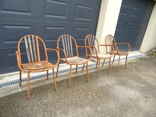 Ancien fauteuil tube robert - fauteuil,