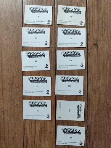 Albator lot vignettes - albator, de