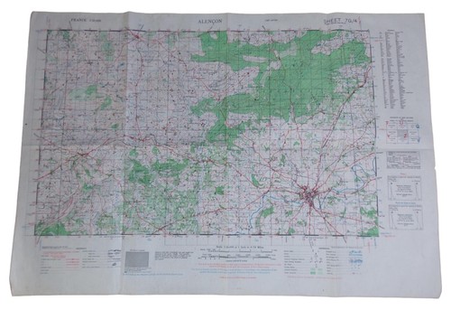 Carte alencon normandie - d’alencon, gb