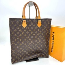 Authenticated Louis Vuitton Sac Plat Monogram Handbag M51140