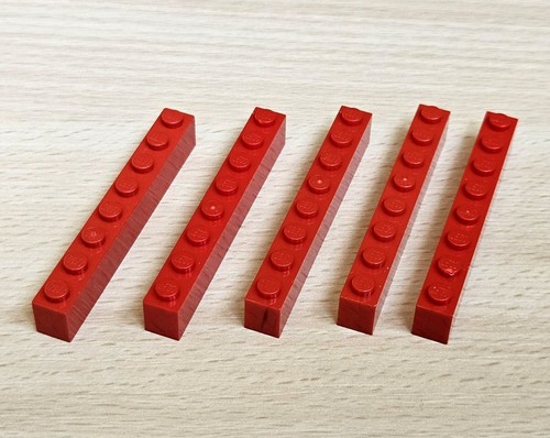 Lego 3008 brique rouge - 5x,