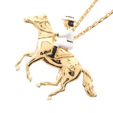 Collier pendentif équitation