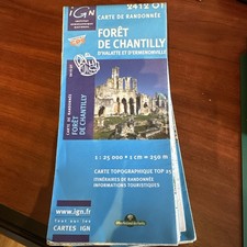 Carte IGN randonnée Foret de