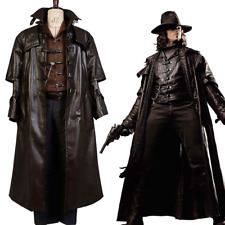 Abraham Van Helsing Costume Hunter of Monsters Cosplay Vampire Hunter Outfit &xd