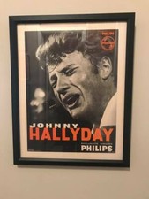 RARE ORIGINAL AFFICHE JOHNNY