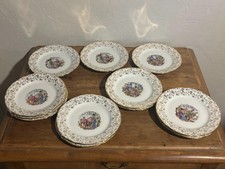 12 assiettes dessert