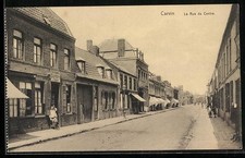 CPA Carvin, La Rue du Centre 
