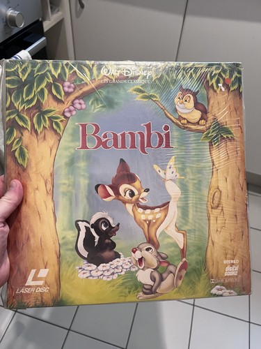 Laserdisc walt disney bambi - walt,