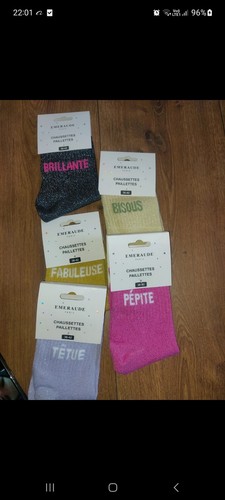Chaussette paillette taille - chaussette,