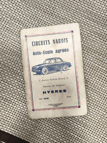 Ancien document auto école - ancien, auto-école