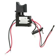 Interrupteur déclencheur électrique perceuse sans fil 7.2V-24V métal noir neuf durable