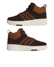  Chaussures sportif Sneakers Garçons Adidas Hoops 4.0 Mid Winter brun Lifestyle