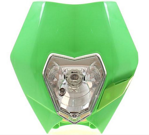 Phare moto vert pour honda - phare,