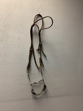 Choice Of 3 Black Natural Horsemanship Leather Side Pull Sidepull Bridle Reins