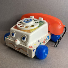 ⚜️ 747 FISHER PRICE Toys PHONE - Vintage 1961 Shooting Toy ⚜️Functional