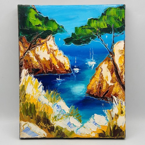 Peinture huile sur - , nolac