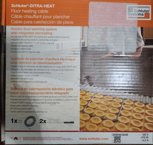 Schluter ditra heat - ditra-heat-e-hk, 120v