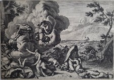 Apollon et Diane massacrent les Niobides par Jean Lepautre (1618-1682)