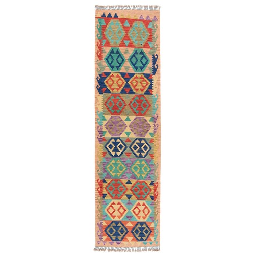 Kelim afghan 289x82 tapis - kelim,