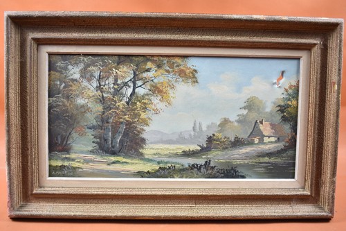 Peinture huile sur toile - à,