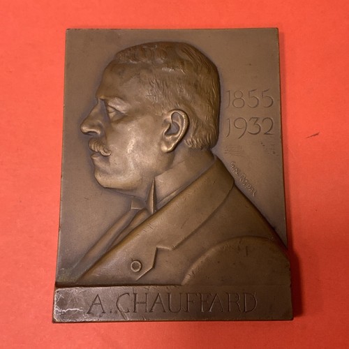 Médaille bronze signée - médaille, en