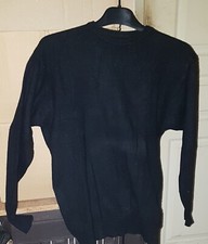 Pull Noir Taille 1 Laine