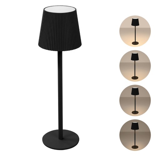 Lampe table led noire - de,