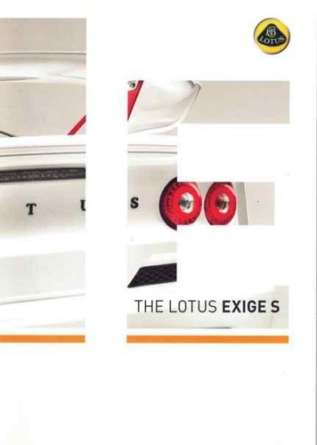 Catalogue brochure lotus - brochure, exige