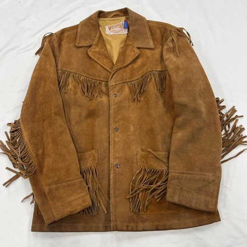Veste cuir franges - veste,