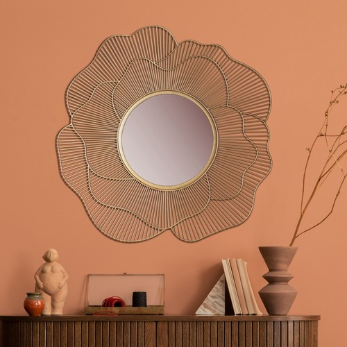 Finebuy miroir murale - finebuy, rose