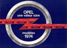 Catalogue Brochure Opel gamme