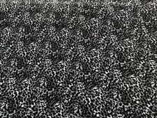 Tissu En Velours Velouté De Luxe - CHEETAH GRIS